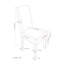 Chaise parsons Acadian Linen-594635675