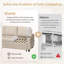3 Seater Linen Sofa Bed-1678569046
