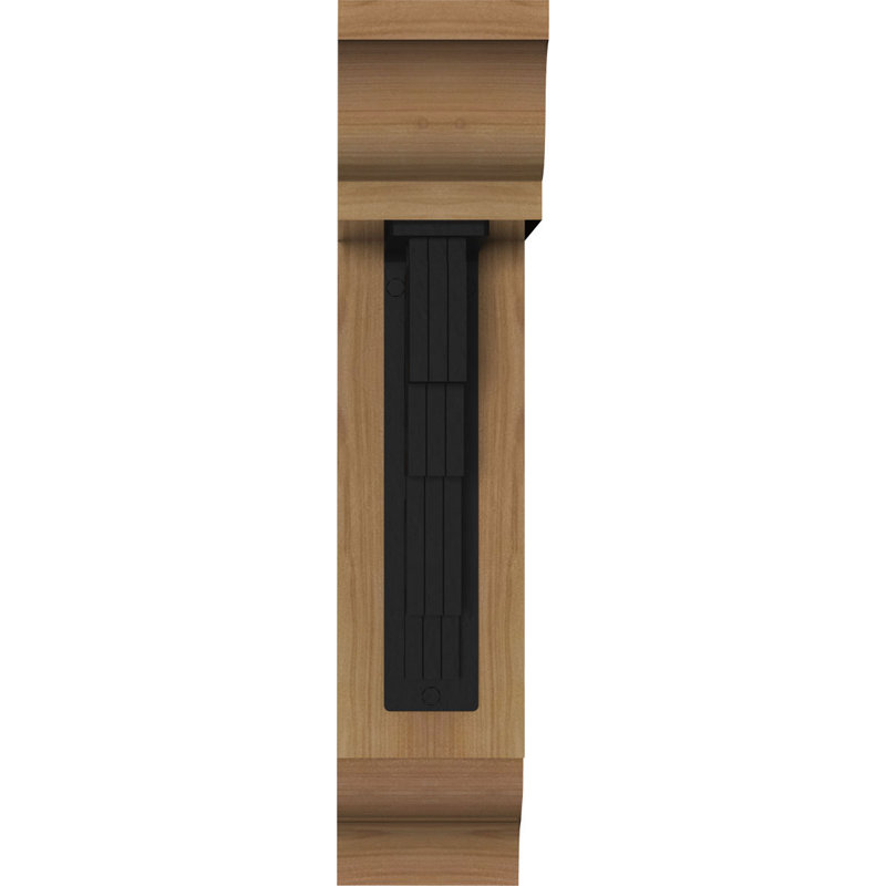 Support Eris H 12 po x l 4 po x P 12 po, H 18 po x P 15 1/2 po, Cèdre rouge de l'Ouest l 3 1/2 po x T 4 po (lisse