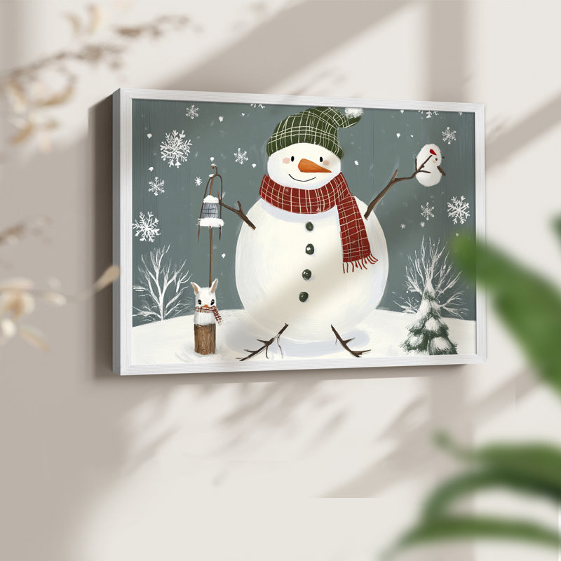 Chirstmas Art-CVI -Framed Print - Restickable