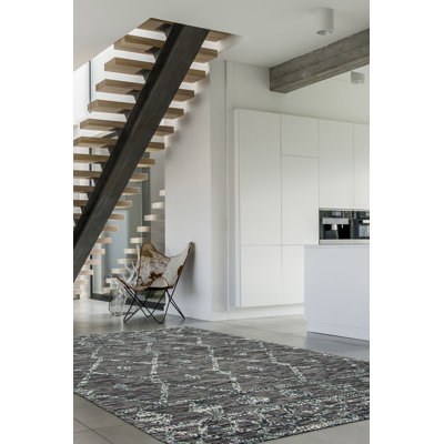 Tapis sarcelle Sienna 5 pi 3 po x 7 pi 7 po