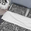 Black And White Animal Design Polyester Animal Print Duvet Cover-186726193