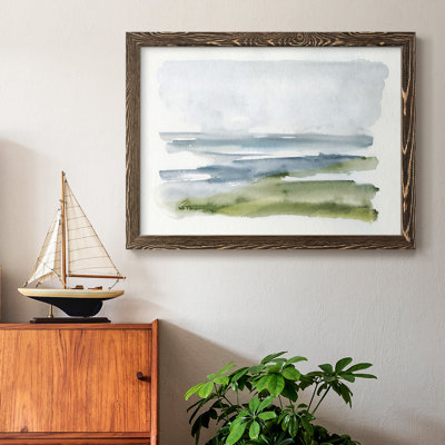Coastline Splash I - Toile tendue avec châssis rustique