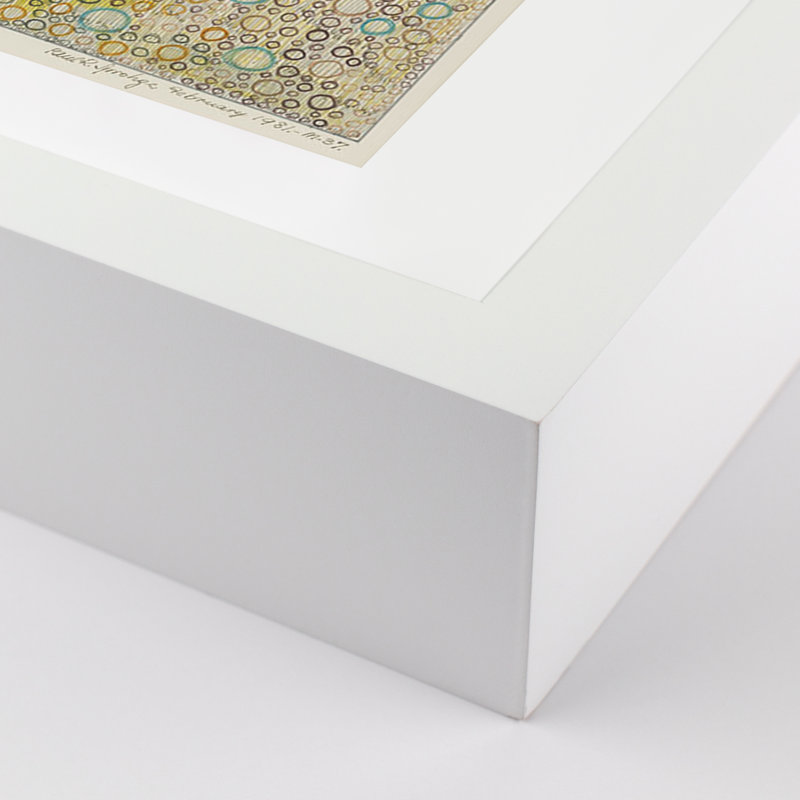 Kasbah Print by Pepi Sprohge, White/Neutral, 40" H x 30" W x 2.5" D
