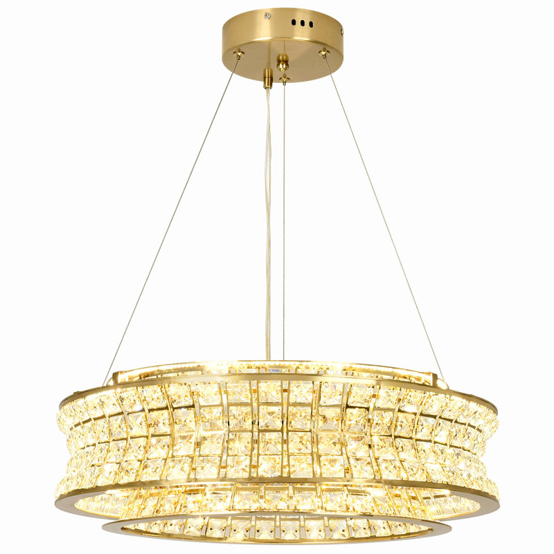 1 - Light Chandelier LED Chandelier, 2, 50cm
