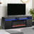 68" Media Console Fireplace TV Stand For TV Up To 78" with Electric Fireplace and LED Lights-1478532053