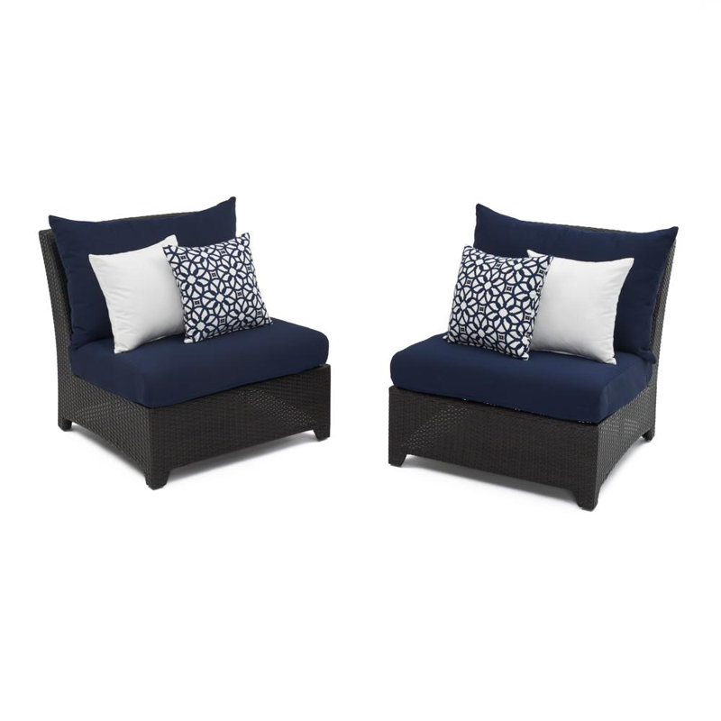 Deco 6 Piece Setting Group with Cushions, Canvas Navy Sunbrella® Canvas