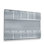 Support mural à trois poches. Porte-dépliant mural en acrylique transparent pour dépliants à trois volets, alignement vertical, taille totale: l 23,75 po x H 15,75 po, paquet de 2