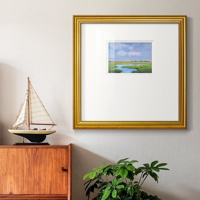 Cristy " Summer Marsh II ", 17" W x 17" H