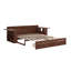 Grand lit de jour avec bureau, tiroirs et table d'appoint hydraulique-531557414-531557433