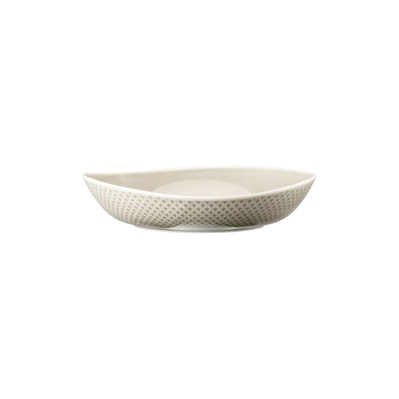 Junto Handmade Porcelain Soup Bowl, Pearl Gray