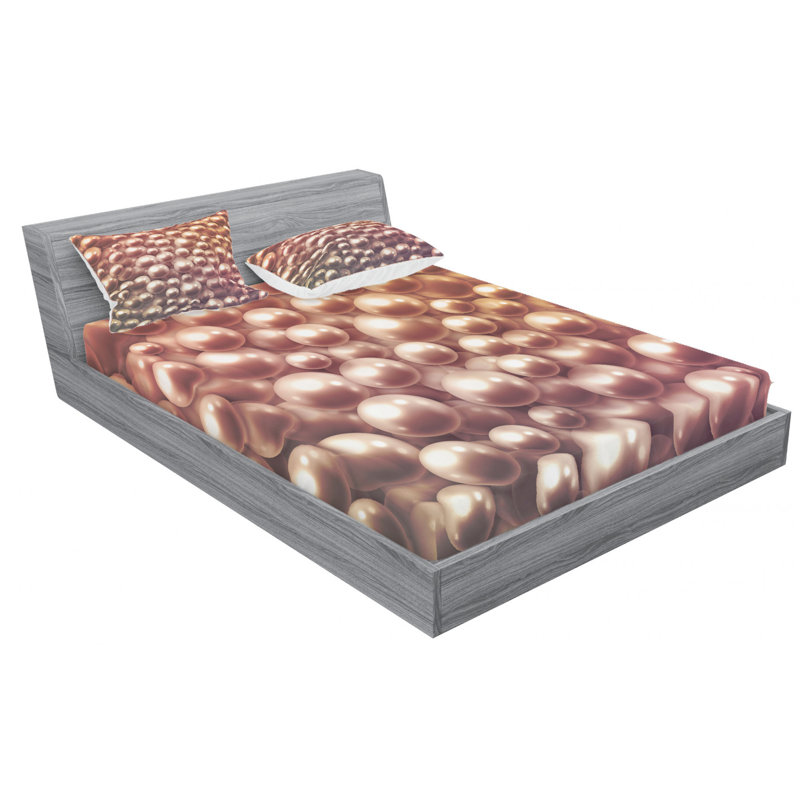 Microfiber Sheet Set, Queen Sheet Set with Fitted Sheet