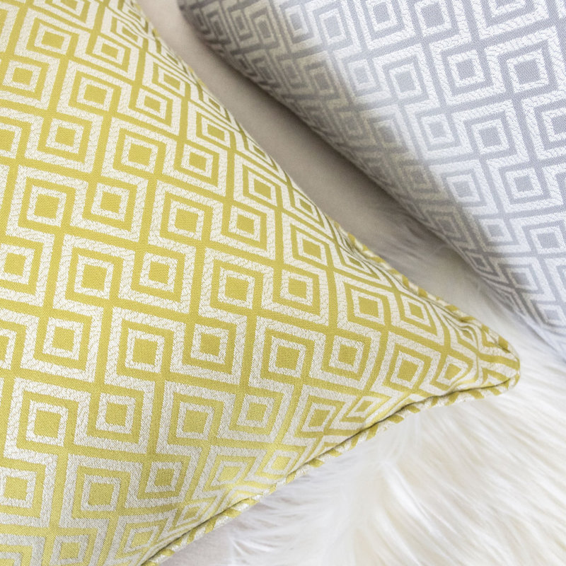 Kaence Square Pillow Cover & Insert, Green