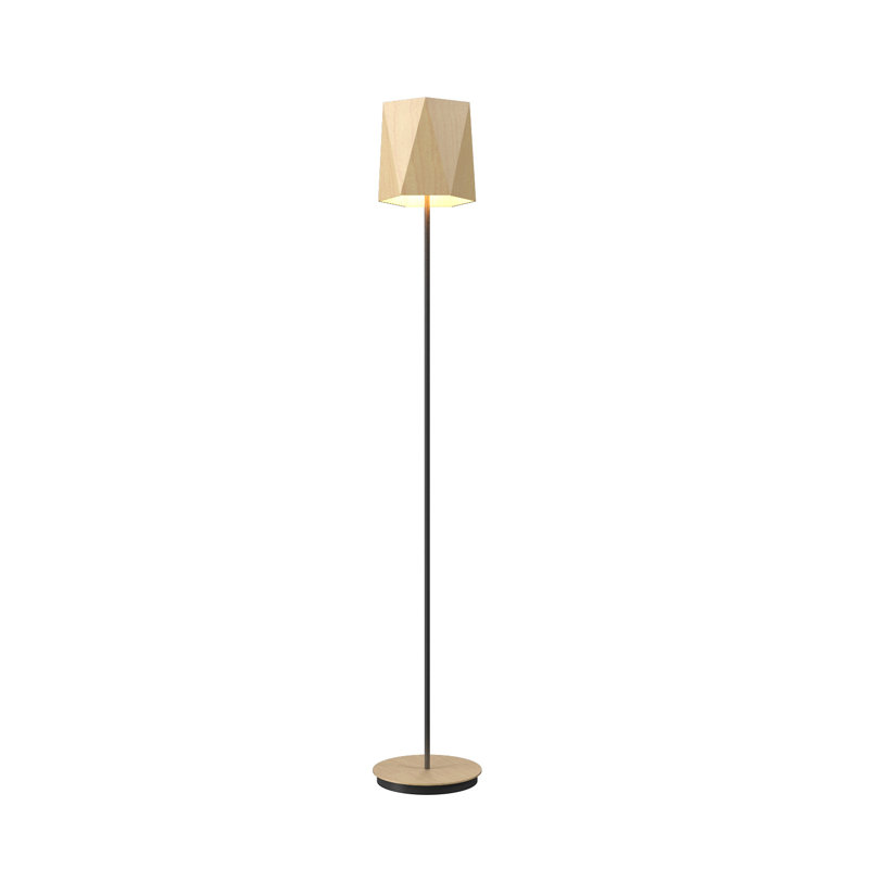 Facet Floor Lamp, Maple, Maple