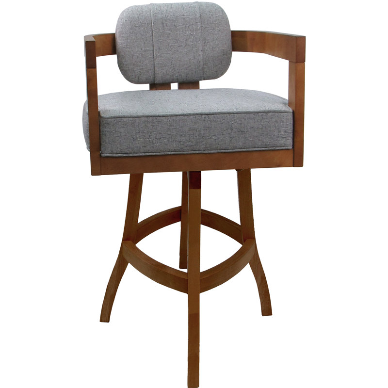 Ardoise Hemsath - miel - assise 34 po, Siège crème / structure miel