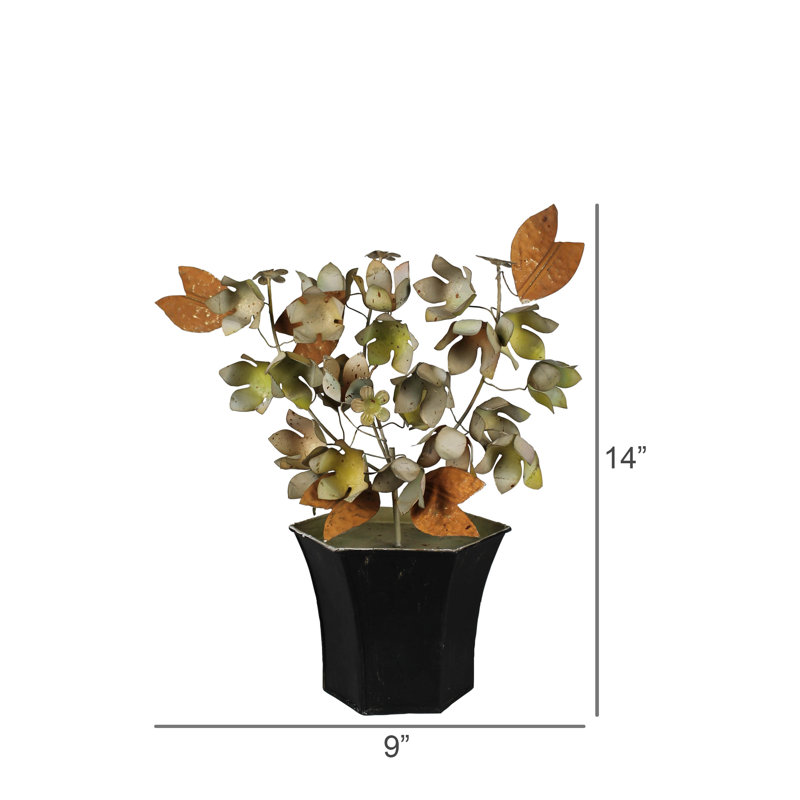 Plante décorative, métal - Cloches
