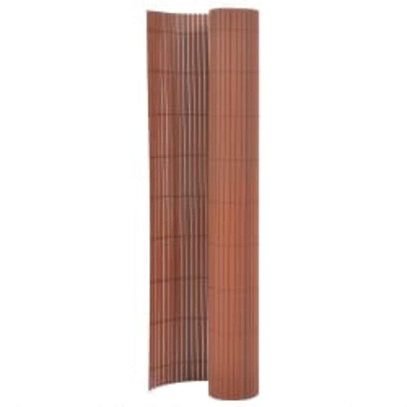 Clôture de patio double face vidaXL, Vert, 43,3 po x 118,1 po