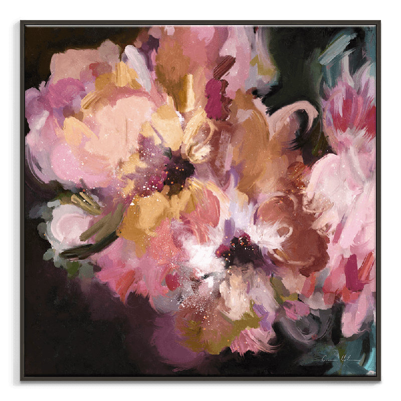 Print, 82.5cm H x 82.5cm W x 8cm D, Black Floater Framed