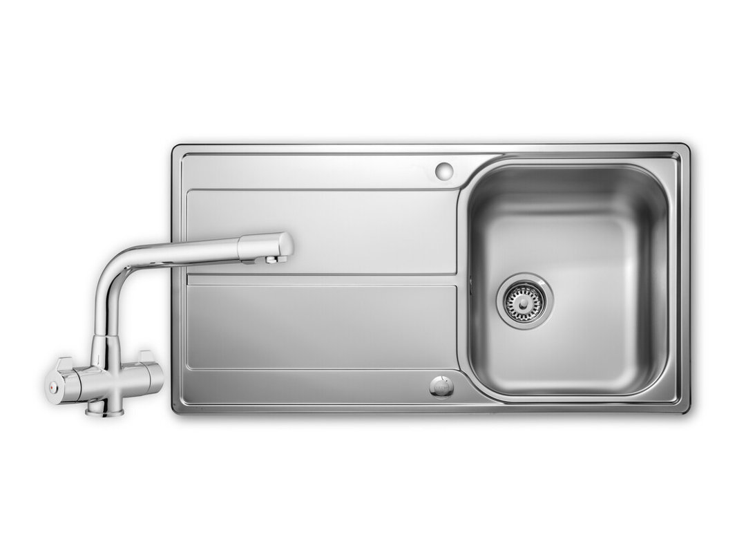 Aria 950 x 508mm single bowl pack - TDR1CM/