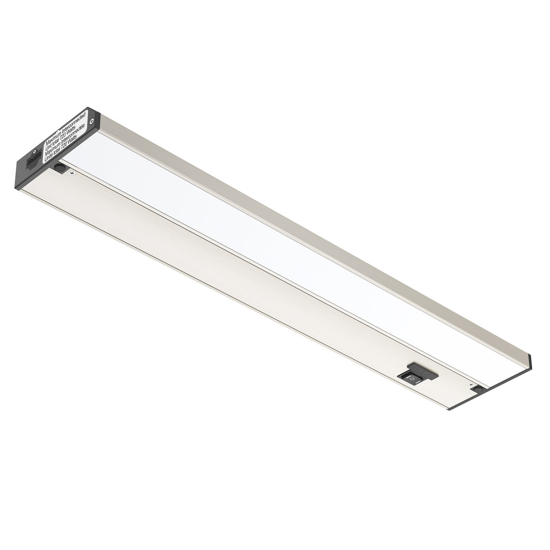 INLIGHT 18-inch 3 Color Levels LED Under Cabinet Lighting, Hardwired or Plugged-in, Selectable White 2700K/3000K/4000K Inlight