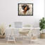 Cadre flottant femme avec papillons blancs, design par Arlington Prints-180572365-180572362