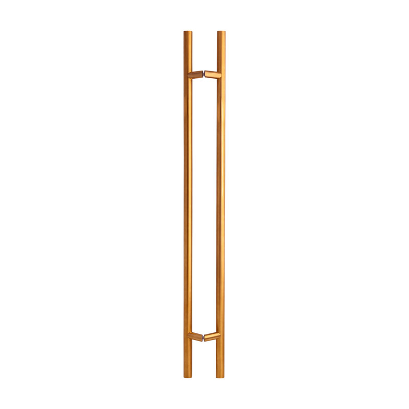 Poignée de porte à poignée ronde, Doré, H 48 po x l 1,25 po x P 2 po