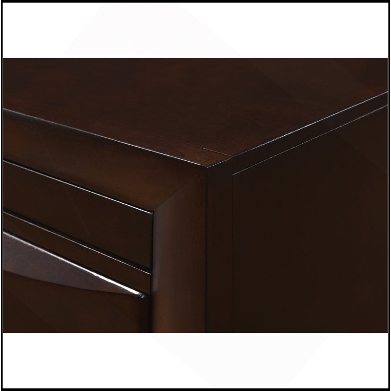 Mobilier de chambre à coucher 1Pc, Cerisier, Grand lit