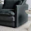 Chaise d'appoint (2 pièces), revêtement en chenille grise, bois massif, fauteuils de salon confortables avec coussin 2, structure en bois massif, taie décorative confortable