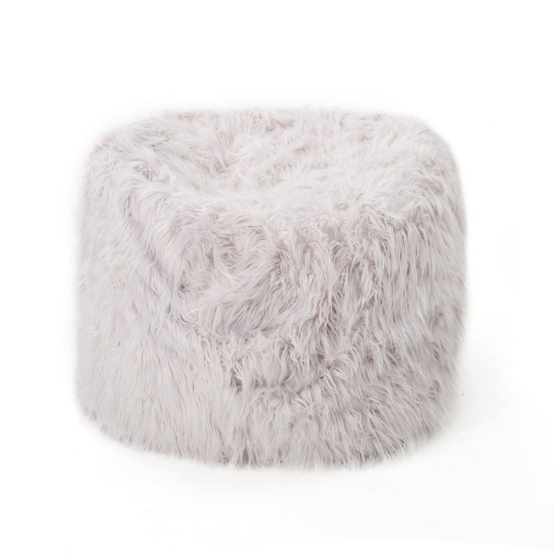 Similifourrure, Fausse fourrure mauve, H 42 po x l 54 po x P 54 po
