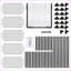 Tablette de rangement | 5 tablettes industrielles | Capacité de 550 lb | Assemblage facile | Acier noir