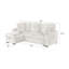 Canapé modulaire moelleux avec canapé-lit en tissu de velours