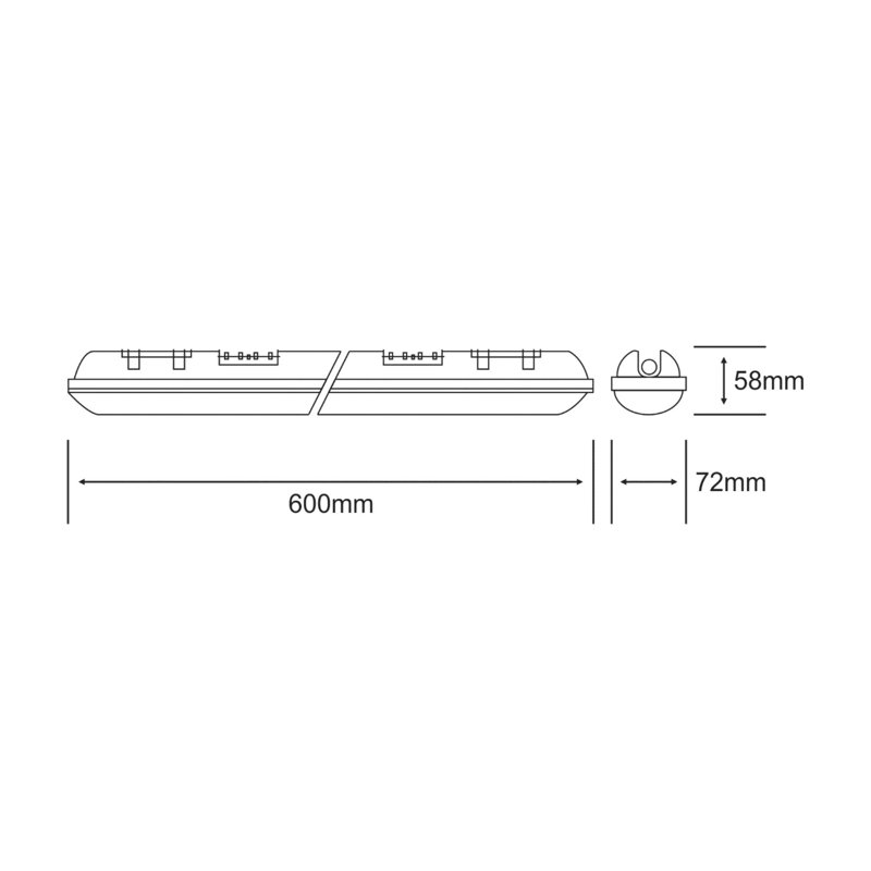 Air Tight Recessed Housing