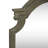 Colchester Farmhouse / Country Arched Beveled Dresser Mirror-1026606937