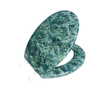 Siège de toilette rond en marbre