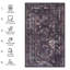 Tapis noir et bourgogne lavable-175031509