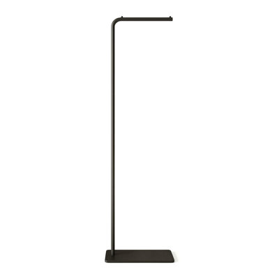 Portemanteau autoportant robuste en métal noir avec base en marbre, portemanteau multifonctionnel pour chambre à coucher