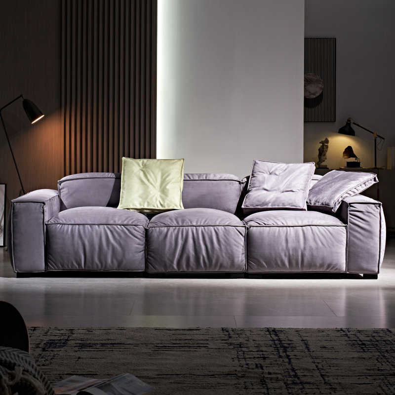 Canapé en tissu Modern, Gris