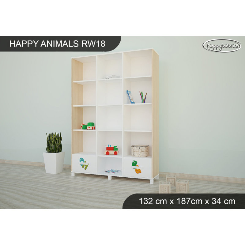 187cm H X 132cm W Kids Bookcase, Light Pear