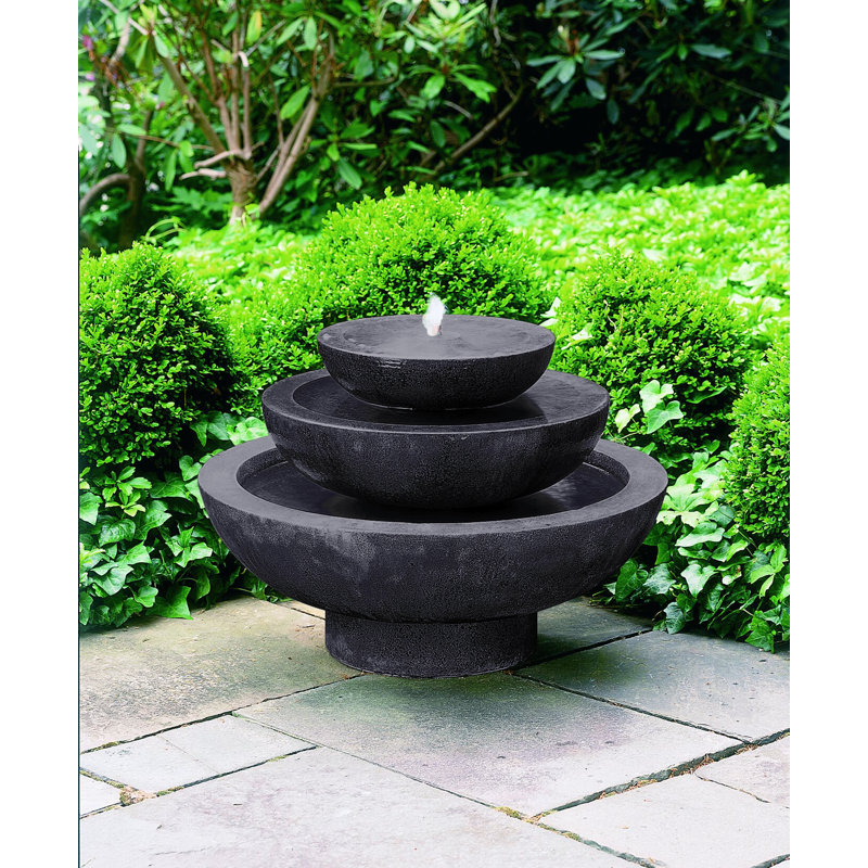 Platia Floor Fountain, Nero Nuovo