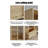 Zen-Style Minimalist Glass-Door Storage Floor-Standing Bookcase