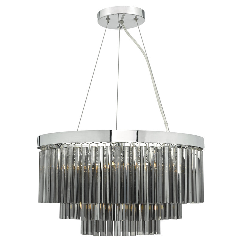 5 - Light Crystal Chandelier, Chrome
