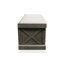 Banc de rangement rembourré pour chaussures Gorge