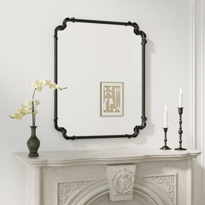 Genan Accent Scalloped Rectangle Wall Mirror