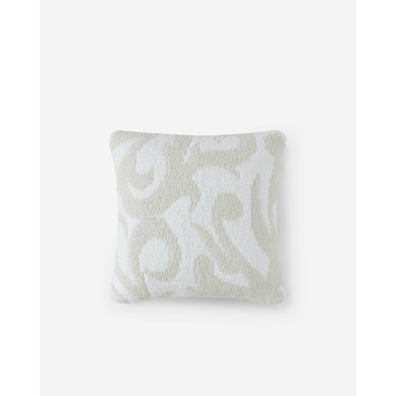 Coussin Casablanca, Fleurs blanc clair/blanc lys