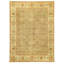 High-Quality Hand-Knotted Green And Beige Area Rug