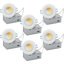 3.25'' Selectable Color Temperature 8 Watt Dimmable IC Rated Standard Recessed Lighting Kit