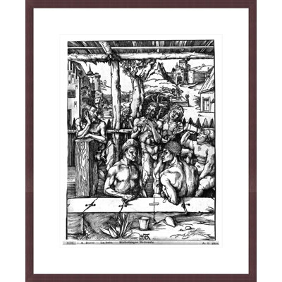 Le bain des hommes par Albrecht Dürer - Impression sur toile
