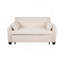 Canapé-lit escamotable de 60 po, canapé-lit 3 en 1 avec lit escamotable, causeuse futon convertible avec poches latérales et coussins lombaires pour le salon, un appartement  -1164083743-1143844084