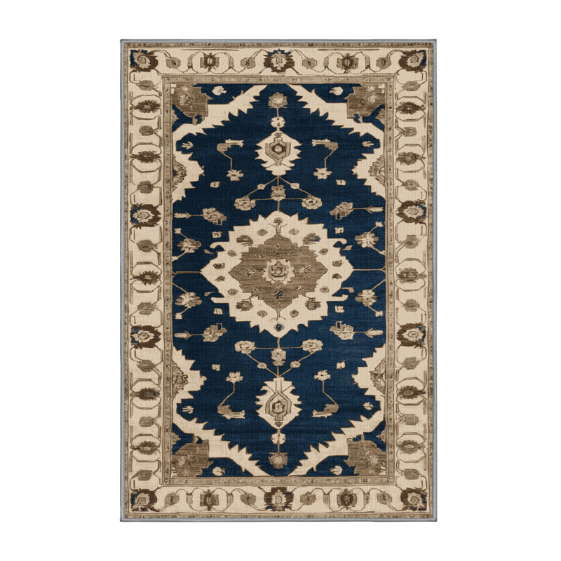 Tapis gris lavable à la machine, Rectangle 2 pi x 3 pi