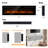 Acoidan Recessed and Wall Mounted Electric Fireplace-1955370227-1955370225